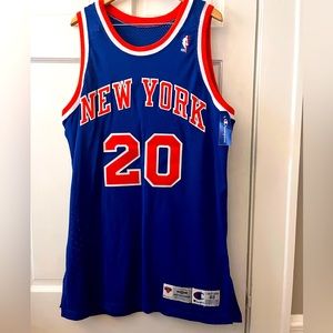 Vintage Allan Houston Jersey New York Knicks #20 NBA Rare w/tag